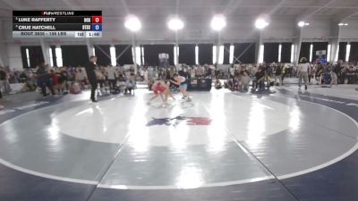 106 lbs Quarters - Luke Rafferty, Ohio Crazy Goats vs Crue Hatchell, Beat The Streets Chicago