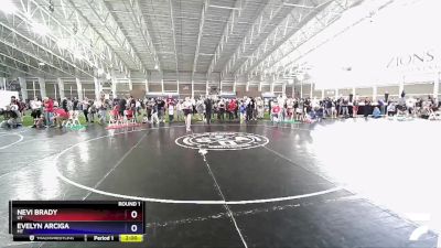 106 lbs Round 1 - Nevi Brady, UT vs Evelyn Arciga, MT