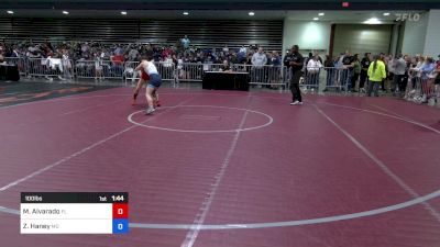 100 lbs Round Of 32 - Maya Alvarado, FL vs Zoey Haney, MO