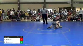 69 lbs Quarterfinal - Cody Clarke, Roundtree Wrestling Academy vs Eli Flowers, Unattached