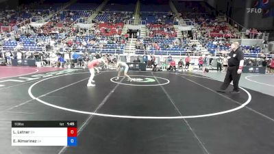 113 lbs Rnd Of 128 - Logan Letner, Ohio vs Eli Almarinez, California