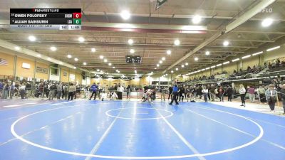 157 lbs Round Of 16 - Owen Polofsky, Cranston West vs Alijah Sainsurin, La Salle Academy