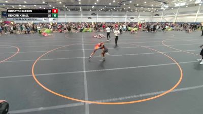 70 lbs 7th Place Match - Kendrick Ball, Unattached vs Kingston Mason, Unattached