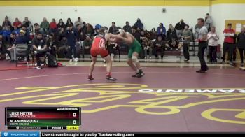 184 lbs Quarterfinal - Luke Meyer, Fresno City College vs Alan Marquez, Shasta College