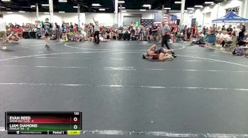 132 lbs Round 5 (6 Team) - Liam Diamond, Pursuit WA vs Evan Reed, Spear Mat Club