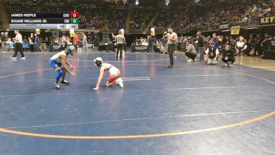 65 lbs Consy 1 - James Heiple, Central Bucks vs Shane Williams Jr., Erie