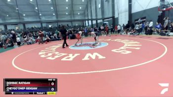 149 lbs Quarterfinal - Dominic Ratigan, ID vs Cheygo`onep Gensaw, CA