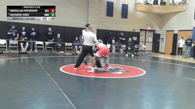 144 lbs Round Of 16 - Abdullah Peterson, North Attleborough vs Jackson Cody, Northeast Metro Tech/Bishop Fenwick