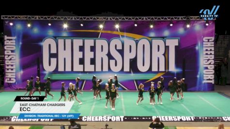 East Chatham Chargers - ECC [2024 L1 Traditional Rec - 12Y (AFF) Day 1] 2024 CHEERSPORT Charlotte Classic
