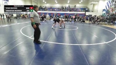 285 lbs 1st Place Match - Ryan Sulpizio, University vs Sebastian Mosman, Lake City