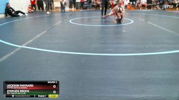 54-63 lbs Round 2 - Jackson Maynard, Empire Battle School vs Stephen Brock, Roy Wrestling Club