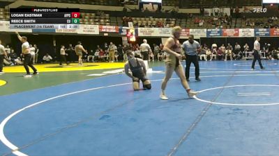 174 lbs Placement (16 Team) - Reece Smith, Centenary University vs Logan Eastman, Apprentice School