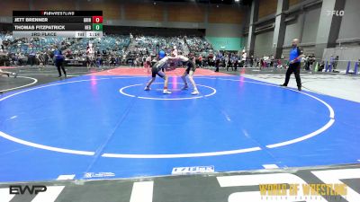105 lbs 3rd Place - Jett Brenner, Grindhouse vs Thomas Fitzpatrick, New England Gold