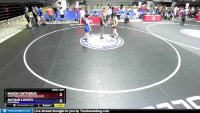 170 lbs Champ. Round 2 - Mason Ontiveros, Vasky BrosPitman Wrestling Club vs Nathan Lovato, California