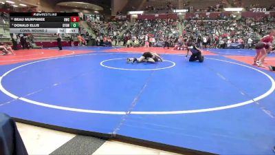 138 lbs Cons. Round 2 - Beau Murphree, Bentonville Wrestling Club vs Donald Ellis, Gentry Youth Organization Wrestling