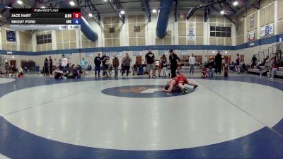 10U Boys GR - 96.3-106.4 Champ. Round 1 - Jace Hart, Alphas Wrestling vs Brody Ford, Avon Wrestling Club