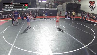 77 lbs Champ. Round 4 - Brock Hvass, Idaho vs Luke Plouffe, Alaska