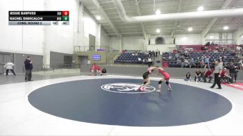 110 lbs Cons. Round 2 - Rachel Siniscalchi, Weber vs Jessie Barfuss, Bear River