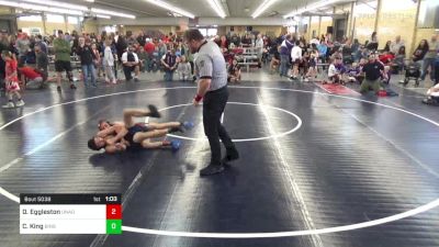 I 110 lbs Quarterfinal - Donavin Eggleston, Unadilla vs Cody King, Binghamton