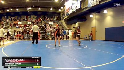 94-101 lbs Semifinal - Triniteey Wazir, Waynesville Middle vs Natalia Hernandez, Cherokee Wrestling