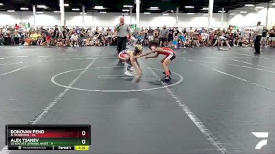 68 lbs Round 2 (8 Team) - Alex Tsanev, U2 Upstate Uprising White vs Donovan Peno, FL Scorpions