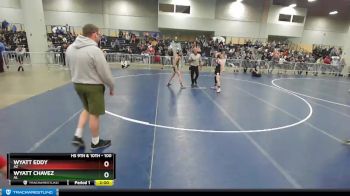 100 lbs Champ. Round 1 - Wyatt Chavez, AL vs Wyatt Eddy, AZ