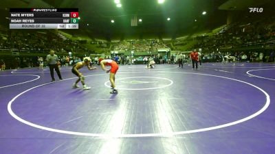 120 lbs Round Of 32 - Nate Myers, Kerman vs Noah Reyes, Hanford