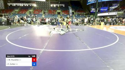 132 lbs Rnd Of 32 - Michael Poulette, MO vs Parker Zutter, MN