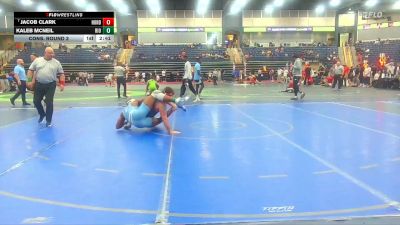 184 lbs Cons. Round 3 - Kaleb McNeil, The Citadel vs Jacob Clark, Huntingdon