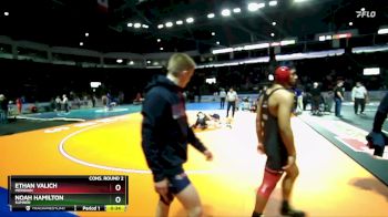 150 lbs Cons. Round 2 - Noah Hamilton, Sumner vs Ethan Valich, Meridian