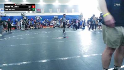 70 lbs 3rd Place Match - Ayden Williams, KC Elite Training Center vs Levi Miller, Trinity Top Team