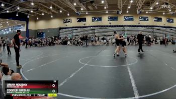 105 lbs Round 4 (8 Team) - Uriah Holiday, Rough House vs Cooper Breslin, Burnett Trained WC