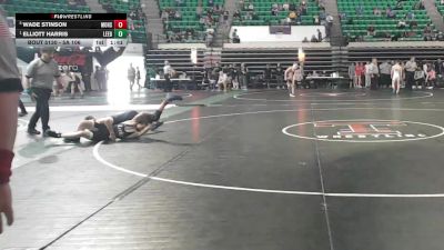 5A 106 lbs Semifinal - Elliott Harris, Leeds vs Wade Stinson, Moody Hs