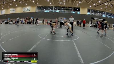 80 lbs Quarterfinal - Marcus Gomez, Jaguars vs Elijah Erskine, Grindhouse