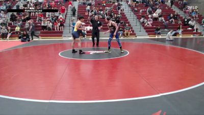 126 lbs Round 3 - Bridger Curtis, Ririe Youth Wrestling Club vs Kalai Stout, Fighting Squirrels Wrestling Club