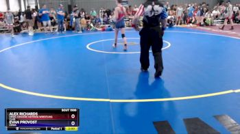 106 lbs Semifinal - Alex Richards, CNWC Concede Nothing Wrestling Club vs Evan Provost, COWA