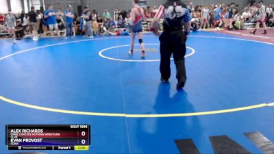 106 lbs Semifinal - Alex Richards, CNWC Concede Nothing Wrestling Club vs Evan Provost, COWA