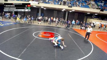 113 lbs Cons. Round 1 - Jacob Badal, NILES NORTH vs Joseph Mendez, Bloom