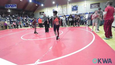 88-92 lbs Consolation - Champion Hart, KIPP TULSA vs Braidyn Chatman, Unattached