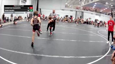 52 lbs Round 2 (8 Team) - Gage Silsby, Smitty`s Barn vs Christian DaQuisto, Yale Street