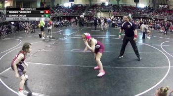 89 lbs Champ. Round 1 - Marlee Fluckiger, CWO vs Zandra Jacob, Neligh Oakdale