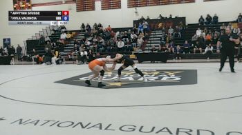 110 lbs 1st Place Match - Nyla Valencia, Iowa vs Afftynn Stusse, Wartburg