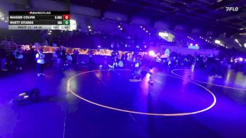 46-48 lbs Round 3 - Rhett Stubbs, Aviator Wrestling Academy vs Maggie Colvin, RWC - Roy Wrestling Club