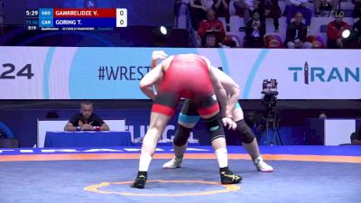 86 kg Qualif. - Vladimeri Gamkrelidze, Georgia vs Taran Goring, Canada