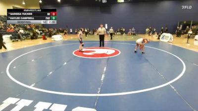 107 lbs Semifinal - Kaylee Campbell, Page County vs Sarissa Tucker, Mountainview