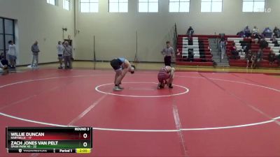 165 lbs Round 3 (16 Team) - Willie Duncan, Hartselle vs Zach Jones Van Pelt, Spain Park HS