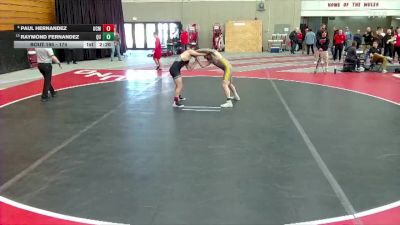 174 lbs Quarterfinal - Paul Hernandez, University Of Central Missouri vs Raymond Fernandez, Quincy