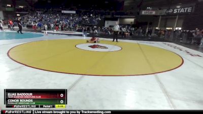 49 lbs 7th Place Match - Elias Baddour, Team Scorpion Wrestling Club vs Conor Rounds, Puyallup Wrestling Club