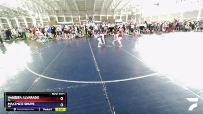 125 lbs Cons. Round 3 - Vanessa Alvarado, CA vs Makenzie Shupe, WA