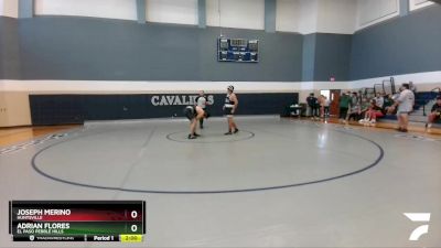 285 lbs Round 3 - Adrian Flores, El Paso Pebble Hills vs Joseph Merino, Huntsville